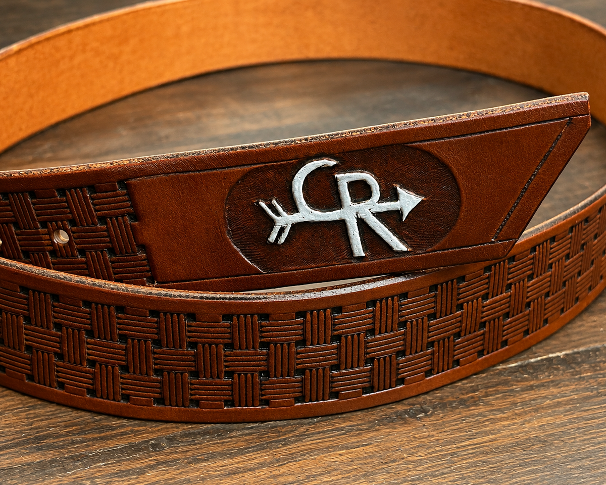 Leather Western Belt
